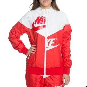 Nike Windrunner Jacket GX - Windbreaker Red/White - Rare